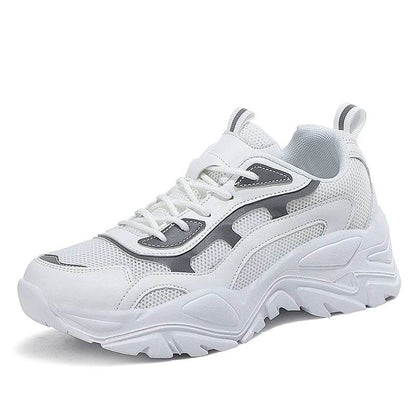 Buy Center Women’s Dad Shoes - Lightweight Reflective Sole Sneakers - Buy Center UK