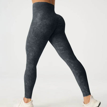 Buy Center High Waisted Frosted Yoga Pants - Quick Dry, Tight Fit - Buy Center UK