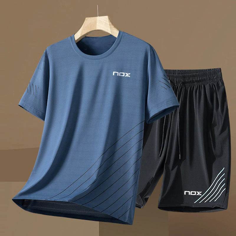 Buy Center Men's Tennis Sportswear - Summer T-shirt & Shorts Set - Buy Center UK