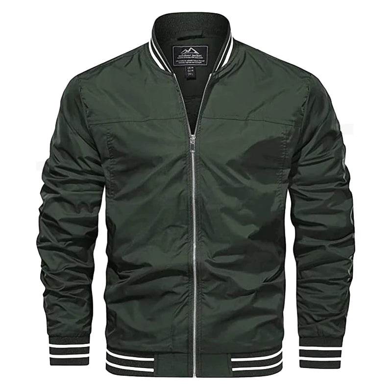 Buy Center Men's Bomber Jacket - Casual Spring Autumn Windbreaker - Buy Center UK