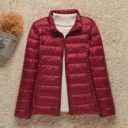 Buy Center Women's Down Jacket - Lightweight Hooded Parka for Winter - Buy Center UK