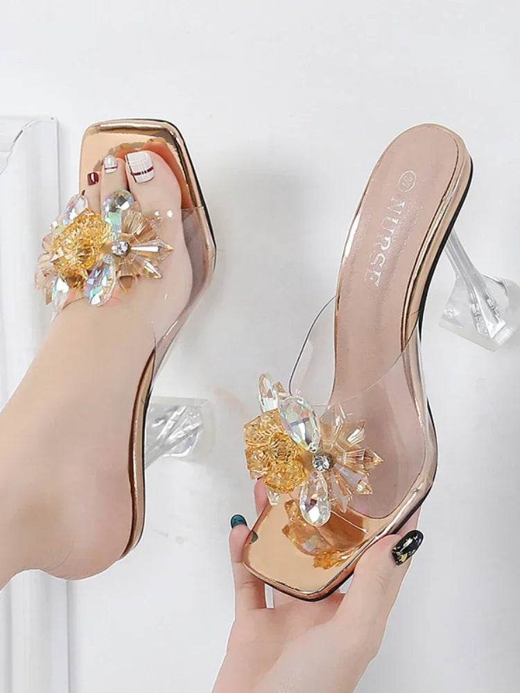 Buy Center Fashion Women Pumps - High Heels Crystal Summer Shoes - Buy Center UK