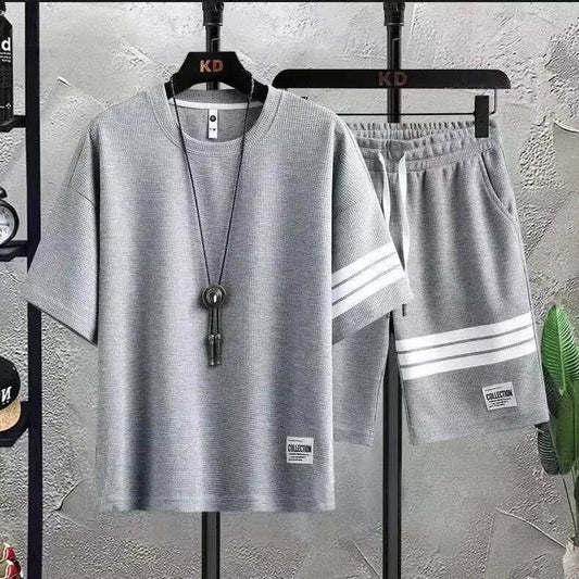 Buy Center Men's Sport Suit - Stylish Short Sleeves for Summer - Buy Center UK