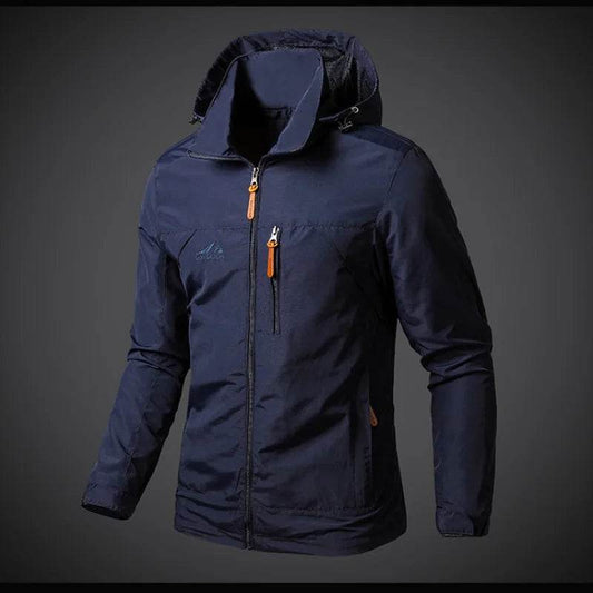 Buy Center Men's Waterproof Hooded Windbreaker for Hiking & Outdoor - Buy Center UK