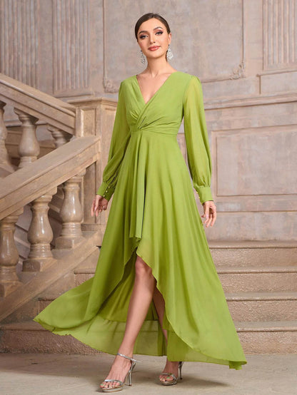 Buy Center Slim Prom Halter Dress - High-Waisted, Lace Detail Gown - Buy Center UK
