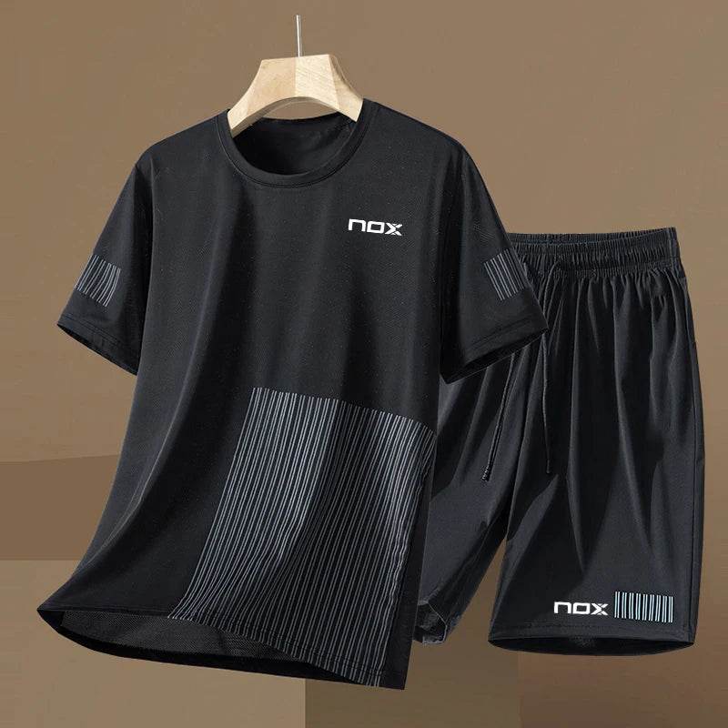 Buy Center Men's Tennis Sportswear - Summer T-shirt & Shorts Set - Buy Center UK