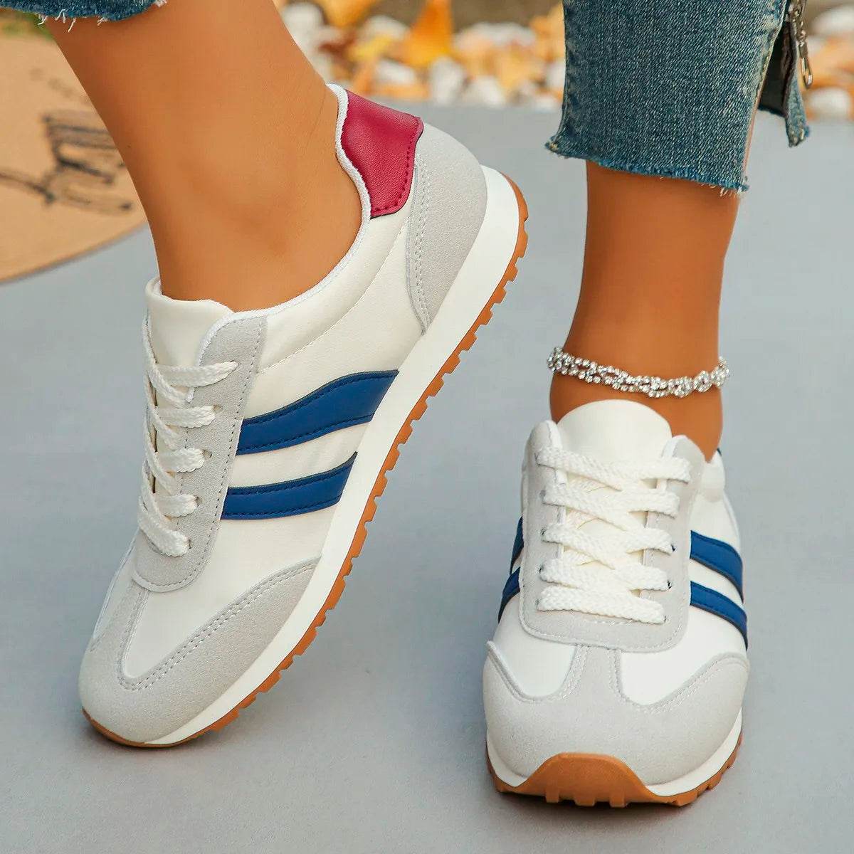 Women's Breathable Lightweight Sport Shoes - Casual Running Sneakers - Buy Center UK