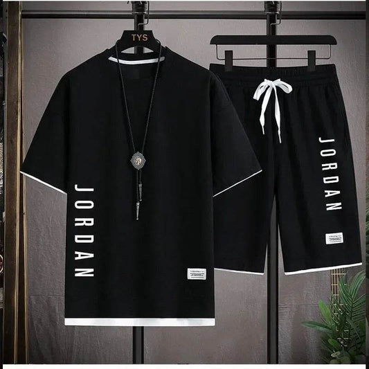Buy Center Men's Casual T-Shirt and Shorts Set - Comfortable Waffle Suit - Buy Center UK