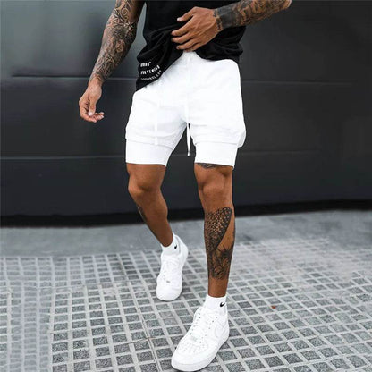Buy Center 2 in 1 Running Shorts for Men - Breathable, Quick-Dry Design - Buy Center UK