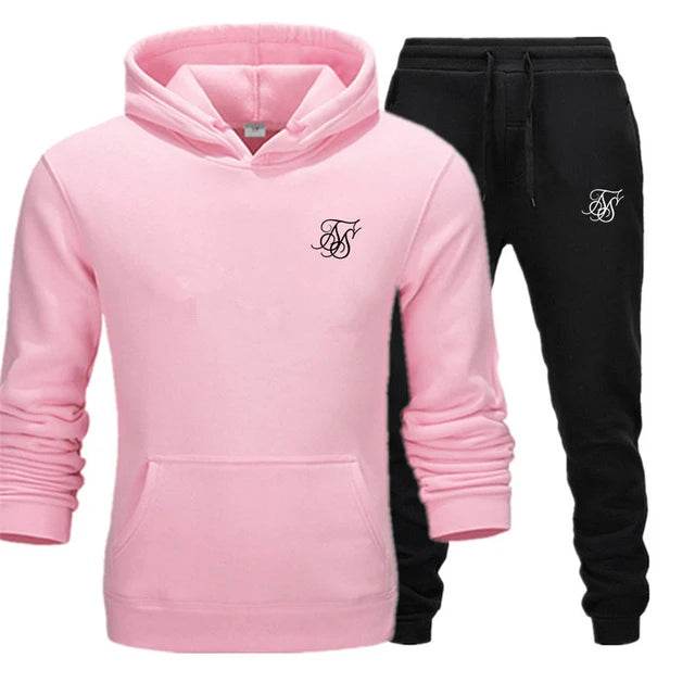 Sik Silk Men’s Tracksuit - Stylish Sweatshirt & Sweatpants Set - Buy Center UK