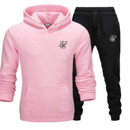 Sik Silk Men’s Tracksuit - Stylish Sweatshirt & Sweatpants Set - Buy Center UK
