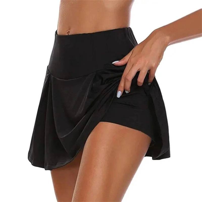 Buy Center Women's High Waist Tennis Skirts - Quick Dry A-Line Fit - Buy Center UK