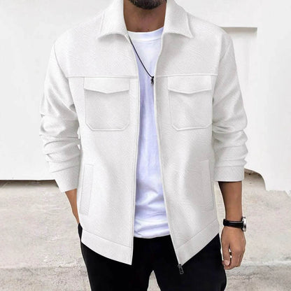 Buy Center Casual Men's Jacket - Breathable, Zipper Pocket Design - Buy Center UK