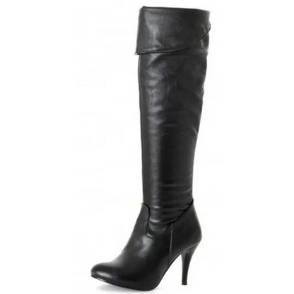 Buy Center Women's Over Knee Boots - Thin High Heels, Plus Sizes 34-50 - Buy Center UK