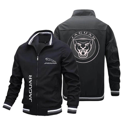 Buy Center Men's Stand-Up Collar Jacket - High-Quality Motorcycle Wear - Buy Center UK