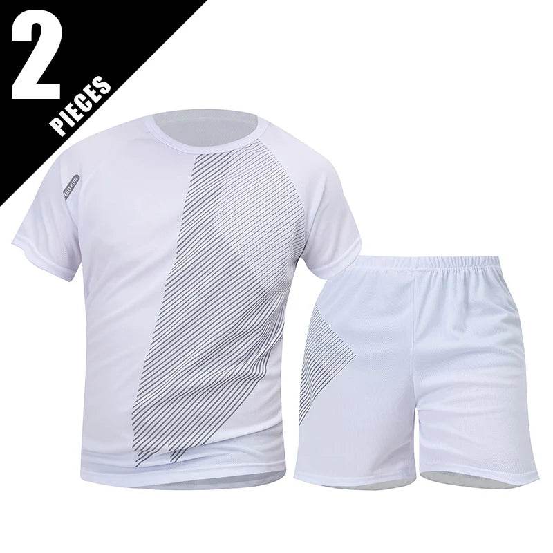 Buy Center Plus Size Men's Quick-Drying Shorts Suit - T-Shirt & Shorts - Buy Center UK