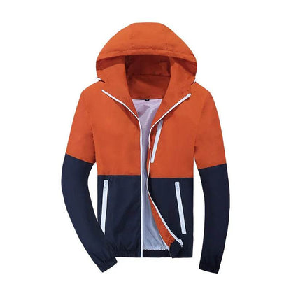 Buy Center Men’s Windbreaker Jacket - Stylish Hooded Casual Coat - Buy Center UK