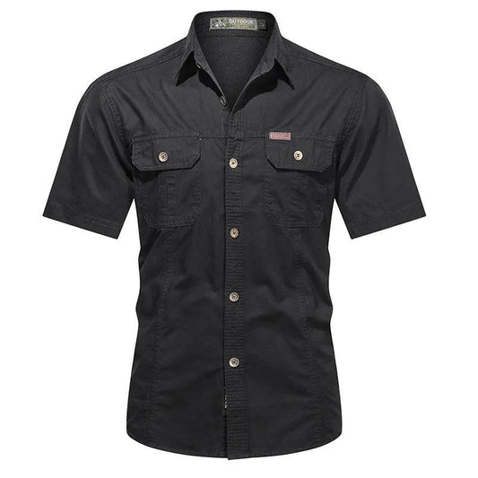 Buy Center Men's Oversized Cargo Shirts - 4XL & 5XL Casual Blouse - Buy Center UK