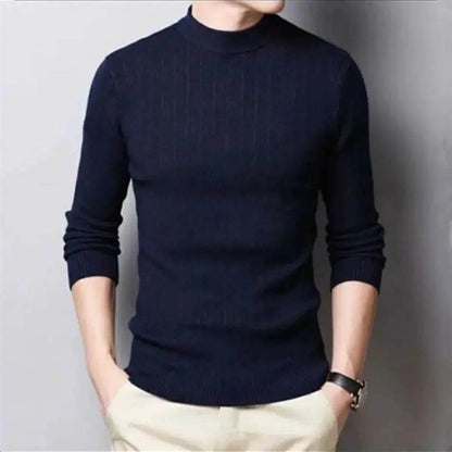 Buy Center Men's Oversize Wool Turtleneck Sweater - Vintage Style - Buy Center UK