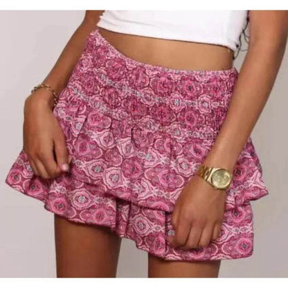 2023 Women's Mini Dress - Floral Ruffle Edge in 13 Colors - Buy Center UK