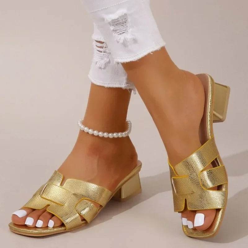 2024 Summer Women’s Non-Slip Open Toe Slippers - Stylish Beach Slides - Buy Center UK