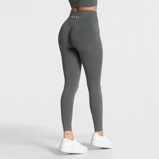 2025 TEVEO Women's Seamless Yoga Leggings - High Stretch Fitness Pants - Buy Center UK