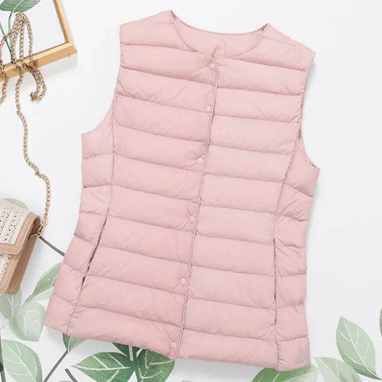 Buy Center Women's Sleeveless Down Liner Vest - Ultra Light & Warm - Buy Center UK