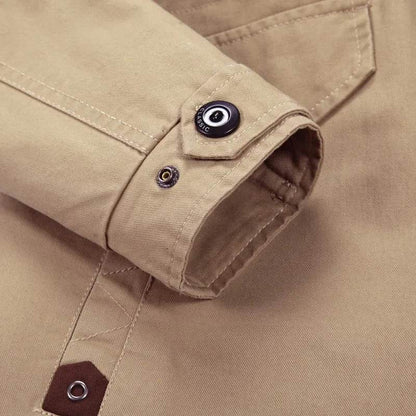 Buy Center Men's Cotton Workwear Jacket - Slim Fit, Casual Bomber Style - Buy Center UK