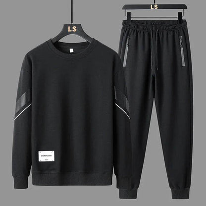 Buy Center Men's Casual Sports Suit - Round Neck Sweatshirt Set - Buy Center UK