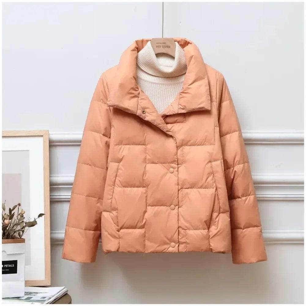 2024 Women's Down Jacket - Lightweight Puffer Coat for Winter Style - Buy Center UK