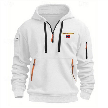 Buy Center Vintage Oversized Cotton Hoodie - Men's Pullover Fashion - Buy Center UK