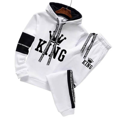 Buy Center Men's Autumn Winter Tracksuit - Warm Hoodie & Pants - Buy Center UK