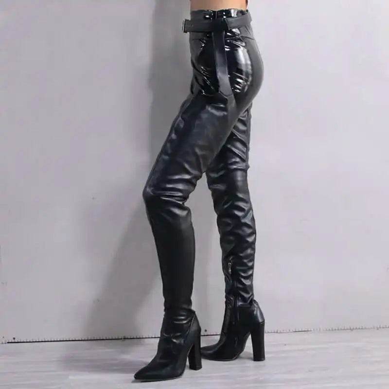 Buy Center Thigh High Heels Boots - Sexy Over-the-Knee Design - Buy Center UK