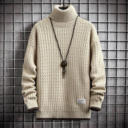 Buy Center 4XL-M Winter Men's Turtleneck Sweater - Warm & Casual - Buy Center UK