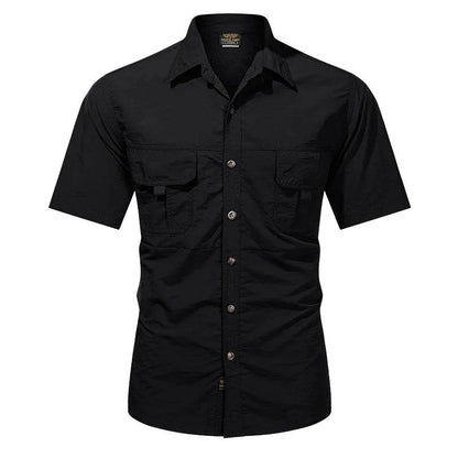 Buy Center Men’s Breathable Jogger Shirts - Quick Dry & Multi-Pockets - Buy Center UK
