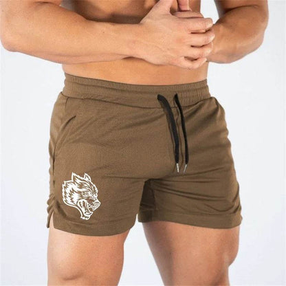 Buy Center 2025 Wolf Logo Quick Dry Athletic Shorts for Men - Buy Center UK