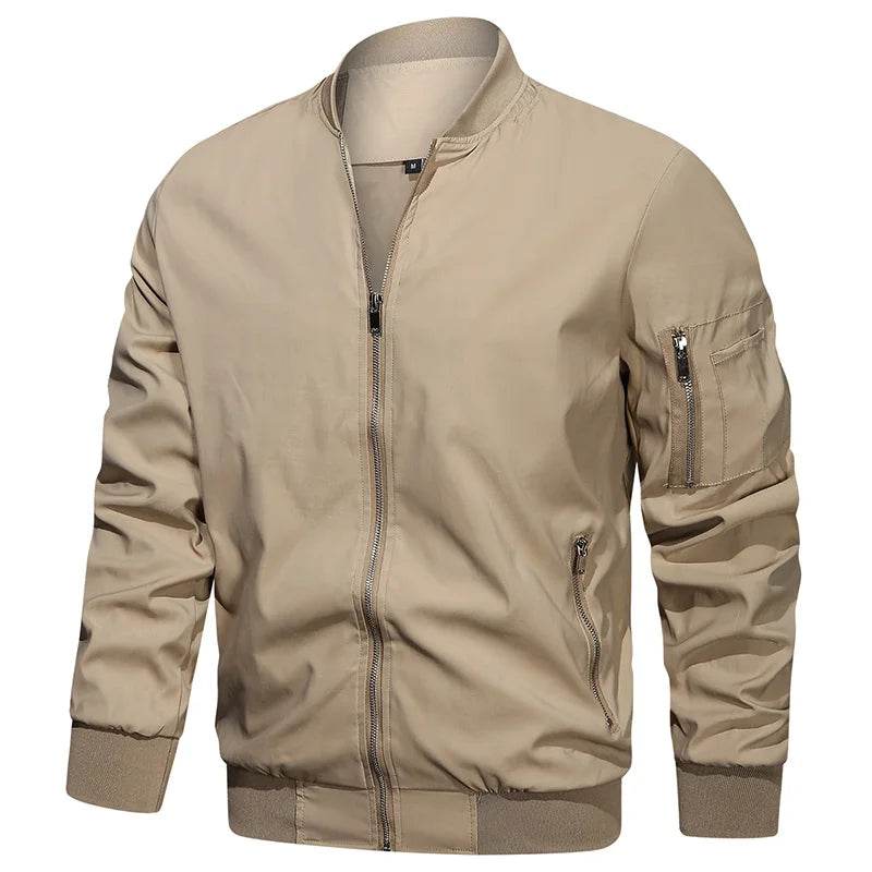 Buy Center Men's Lightweight Bomber Jacket - Casual & Comfortable Style - Buy Center UK