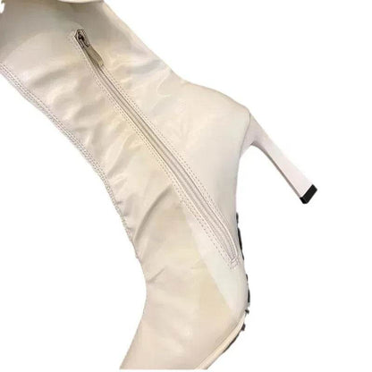 Buy Center Western Cowboy Boots - Slip-On Knee High, Thin Heel - Buy Center UK