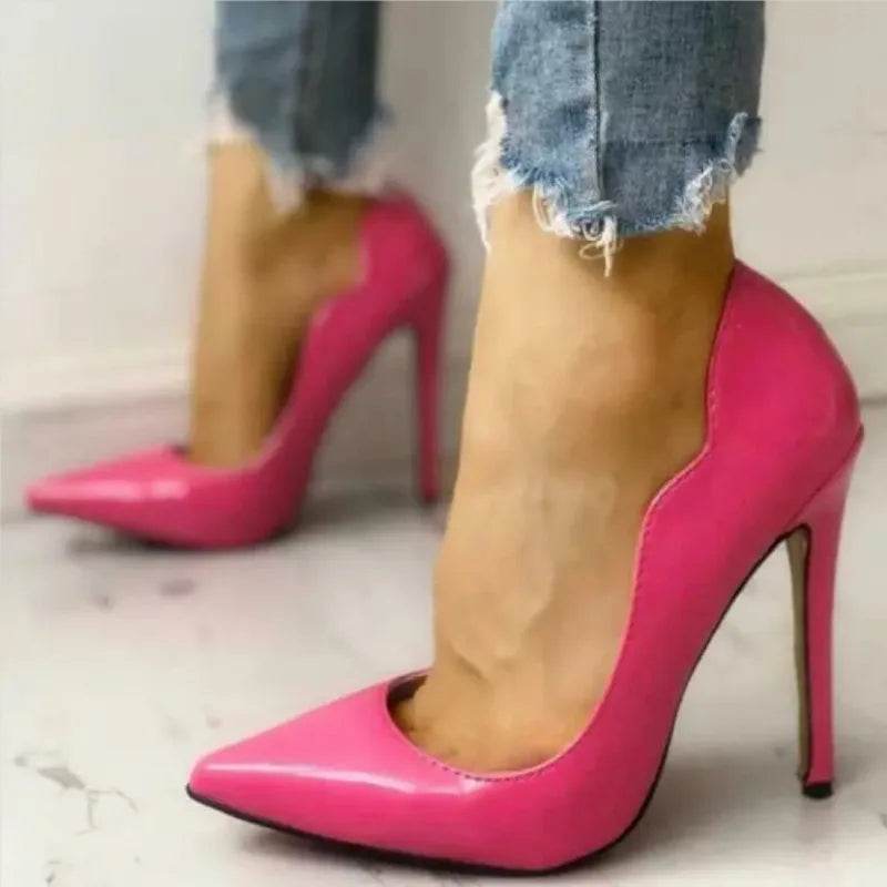 Buy Center Women’s Lace-Up Pointed Heeled Pumps - Casual Slip-On - Buy Center UK