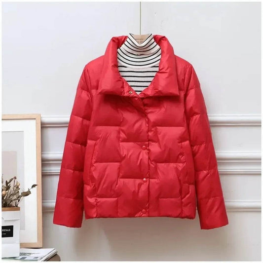 2024 Women's Down Jacket - Lightweight Puffer Coat for Winter Style - Buy Center UK