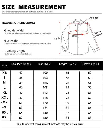 Buy Center Men's Long Sleeve 7 Button Shirt - Stylish & Comfortable - Buy Center UK