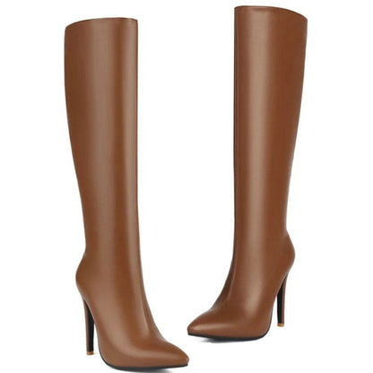 Buy Center Women's Knee High Boots - Point Toe Heeled Size 45 - Buy Center UK