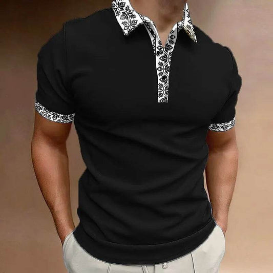 Buy Center 3D Printed Polo Shirt - Men's Loose Oversized Summer Top - Buy Center UK