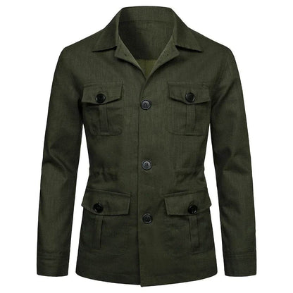 Buy Center Men’s Casual Jacket - Full Sleeve Turn Down Collar - Buy Center UK