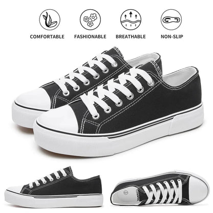 Buy Center Women's Low Top Sneakers - Breathable & Durable Flats - Buy Center UK