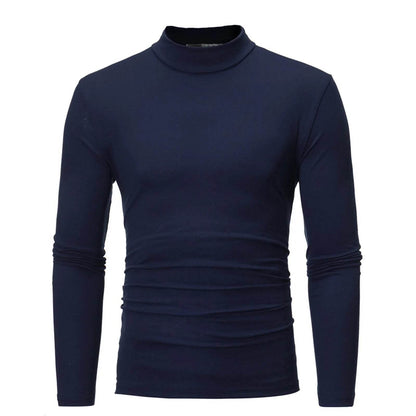 Buy Center Men's Slim Fit Long-Sleeved Turtleneck Sweater for Winter - Buy Center UK