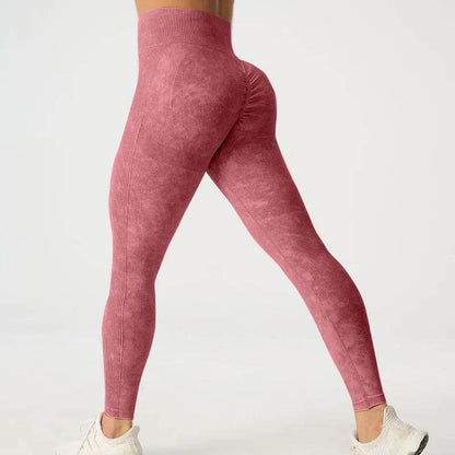 Buy Center High Waisted Frosted Yoga Pants - Quick Dry, Tight Fit - Buy Center UK