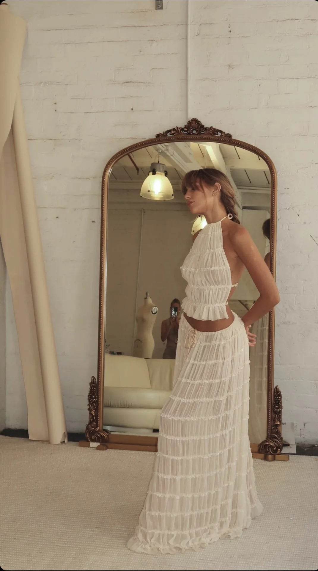 Buy Center Fashion Halter Neck Maxi Skirt Suit - Summer 2024 Style - Buy Center UK