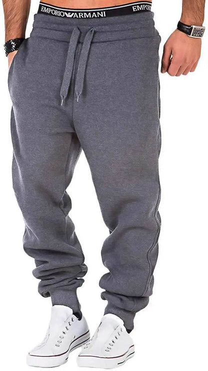 Buy Center Men's & Women's Casual Sports Pants - Elastic Belt, Loose Fit - Buy Center UK