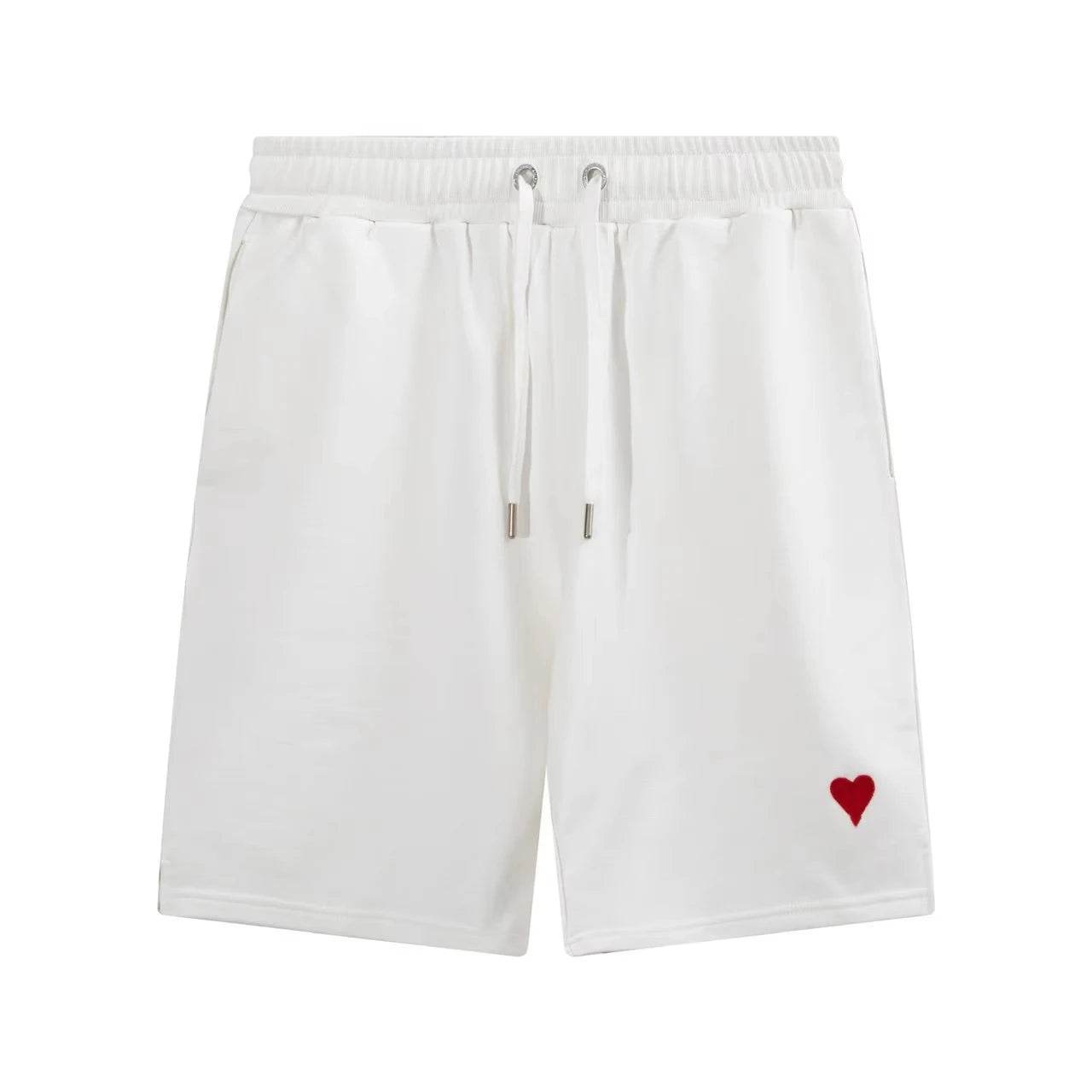 Designer Luxury Heart-Shaped Jogger Shorts for Men & Women - Buy Center - Buy Center UK